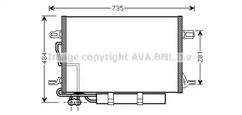 AVA QUALITY COOLING msa5307d -  Конденсатор, кондиционер
